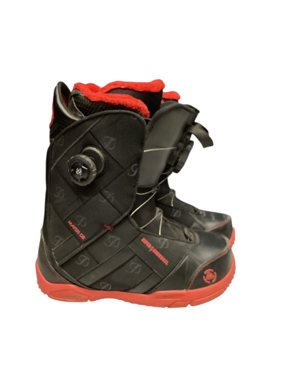 Aspen men's  Snowmass Black & Red Snowboard Boots